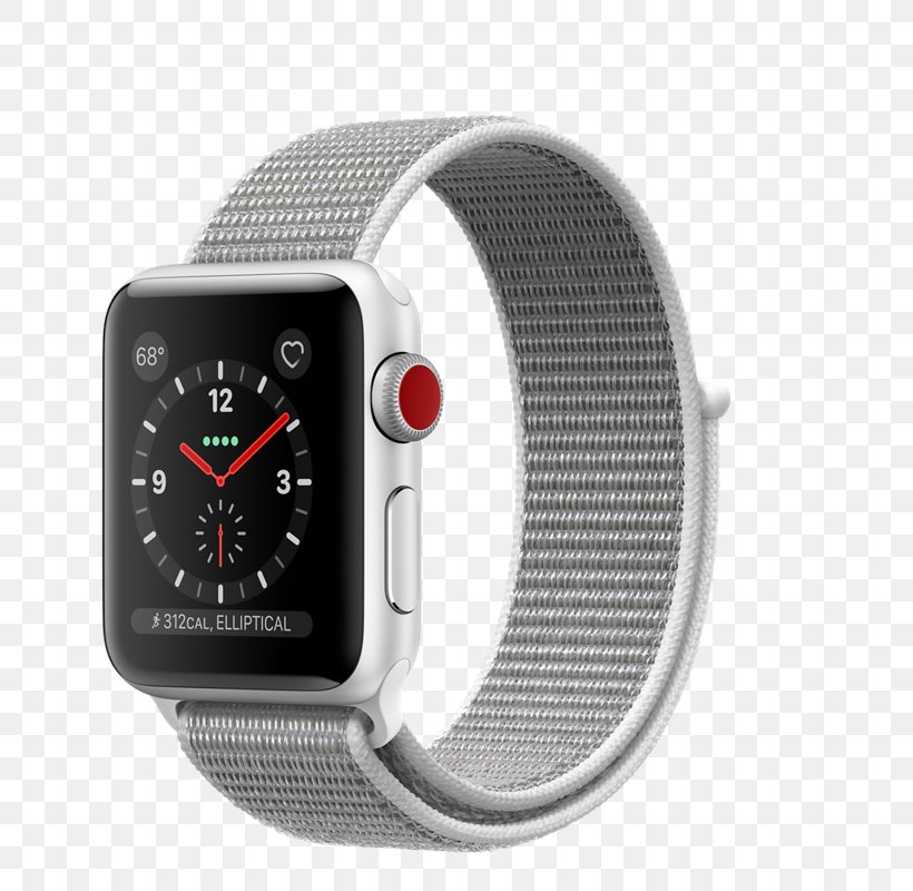 Apple Watch Series 3 Apple 38mm Sport Loop Smartwatch Replacement Band For Watch Wearable Technology IPhone, PNG, 800x800px, Apple Watch Series 3, Aluminium, Apple, Apple Watch, Brand Download Free