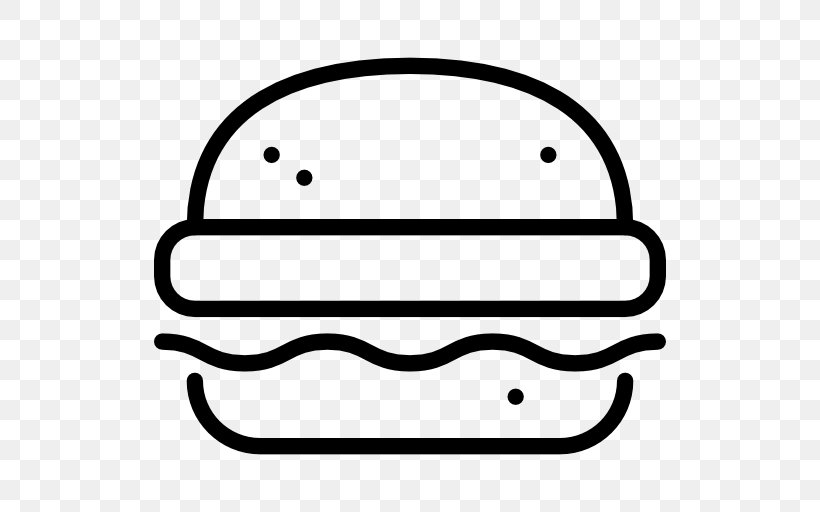 Hamburger Fast Food Junk Food Burger King, PNG, 512x512px, Hamburger, Area, Auto Part, Black And White, Bread Download Free