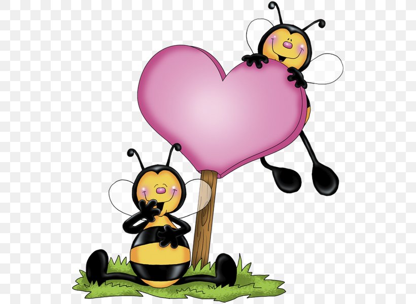Honey Bee Insect Bumblebee, PNG, 557x600px, Watercolor, Cartoon, Flower, Frame, Heart Download Free