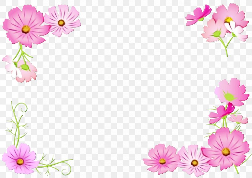 Pink Background Frame, PNG, 842x595px, Picture Frames, Drawing, Floral Design, Floral Illustrations, Flower Download Free