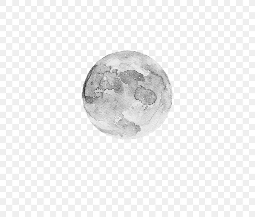 Watercolor Painting Ink Wash Painting Moon, PNG, 500x700px, Watercolor Painting, Black And White, Cartoon, Halo, Ink Wash Painting Download Free