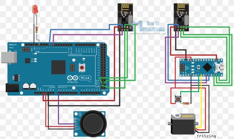 Arduino Wireless Wiring Microcontroller Transceiver, PNG, 960x573px, Arduino, Arduino Mega2560, Atmel Avr, Circuit Component, Circuit Diagram Download Free