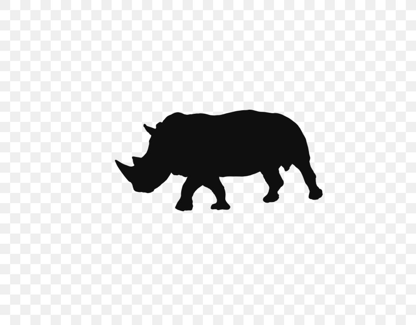 Rhinoceros Clip Art Psd, PNG, 640x640px, Rhinoceros, Animal, Animal Figure, Animal Sauvage, Black And White Download Free