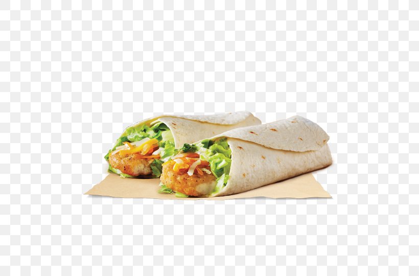 Wrap Vegetarian Cuisine Burrito Kati Roll Taquito, PNG, 500x540px, Wrap, Burrito, Chicken As Food, Chicken Fingers, Corn Tortilla Download Free