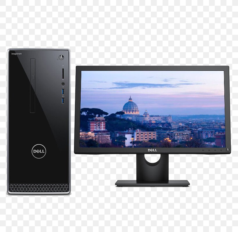 Dell Intel Laptop Desktop Computer, PNG, 800x800px, Dell, Central Processing Unit, Computer, Computer Memory, Computer Monitor Download Free