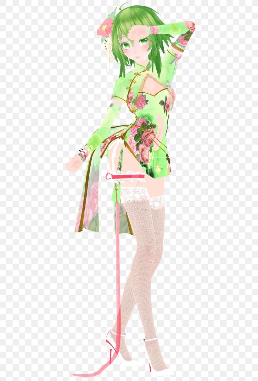 Hatsune Miku MikuMikuDance Megpoid Kimono Vocaloid, PNG, 659x1213px, Watercolor, Cartoon, Flower, Frame, Heart Download Free