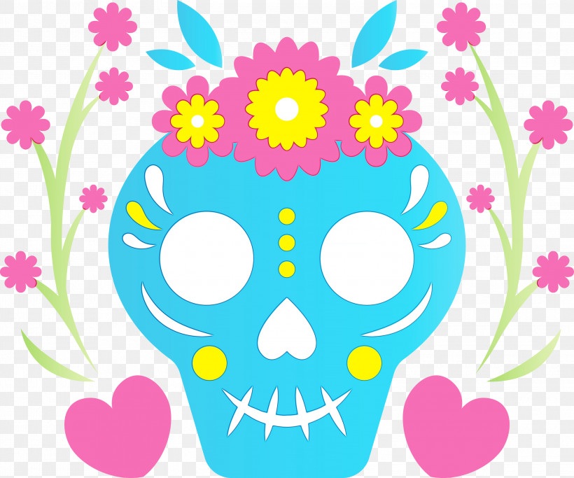 Pixel Art, PNG, 3000x2501px, Day Of The Dead, Culture, D%c3%ada De Muertos, Drawing, Line Art Download Free