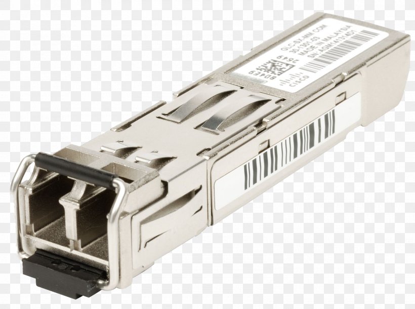 Small Form-factor Pluggable Transceiver Gigabit Interface Converter Gigabit Ethernet Cisco Systems Multi-mode Optical Fiber, PNG, 1600x1192px, 10 Gigabit Ethernet, Gigabit Interface Converter, Cisco Catalyst, Cisco Systems, Computer Network Download Free