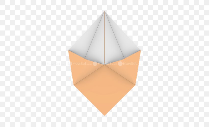 Triangle Origami, PNG, 500x500px, Origami, Orange, Stx Glb1800 Util Gr Eur, Triangle Download Free