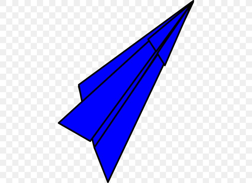 Airplane Paper Plane Blue Clip Art, PNG, 444x596px, Airplane, Area, Blue, Free Content, Paper Download Free