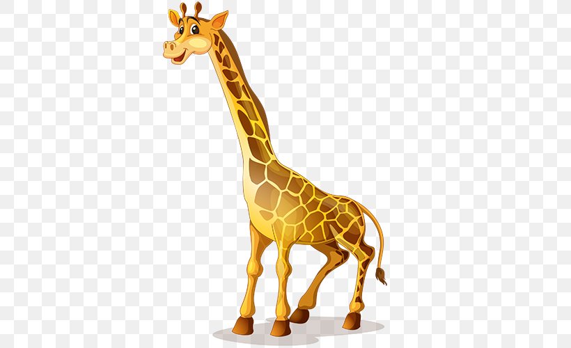 Giraffe Cartoon Royalty-free, PNG, 500x500px, Giraffe, Animal Figure, Cartoon, Drawing, Fauna Download Free