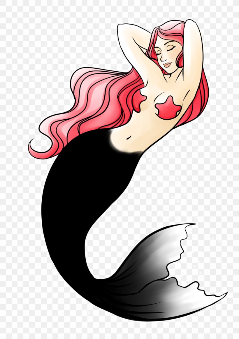 Mermaid Legendary Creature Rusalka Tail, PNG, 900x1273px, Watercolor, Cartoon, Flower, Frame, Heart Download Free