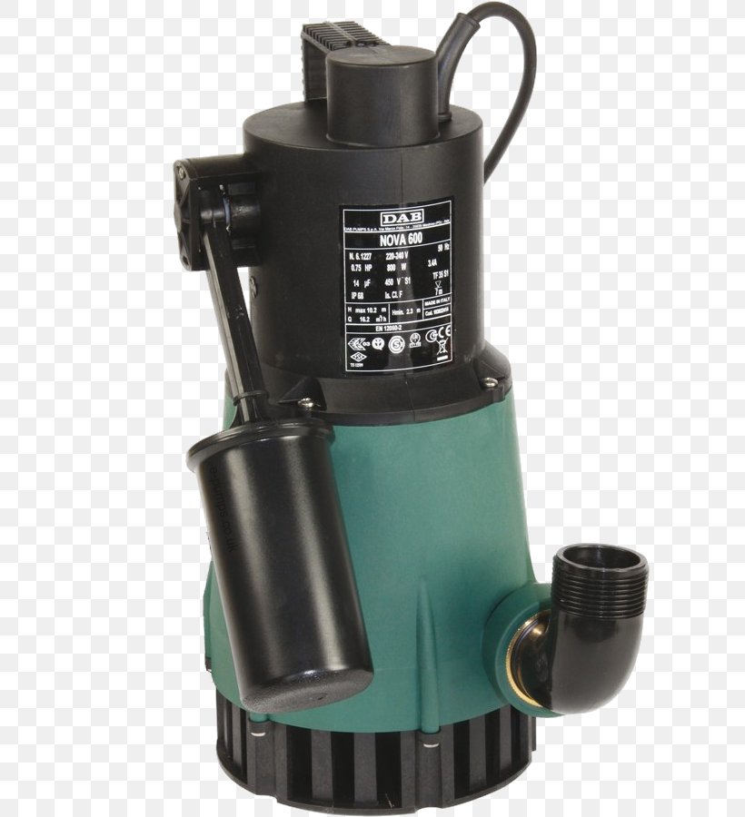 Submersible Pump Float Switch Drainage Liquid, PNG, 611x900px, Submersible Pump, Centrifugal Pump, Cylinder, Dab, Digital Audio Broadcasting Download Free