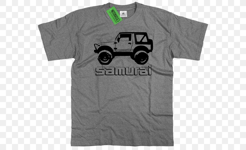 T-shirt Suzuki Jimny Smart Fortwo Hoodie Land Rover, PNG, 800x500px, Tshirt, Active Shirt, Black, Brand, Casual Attire Download Free