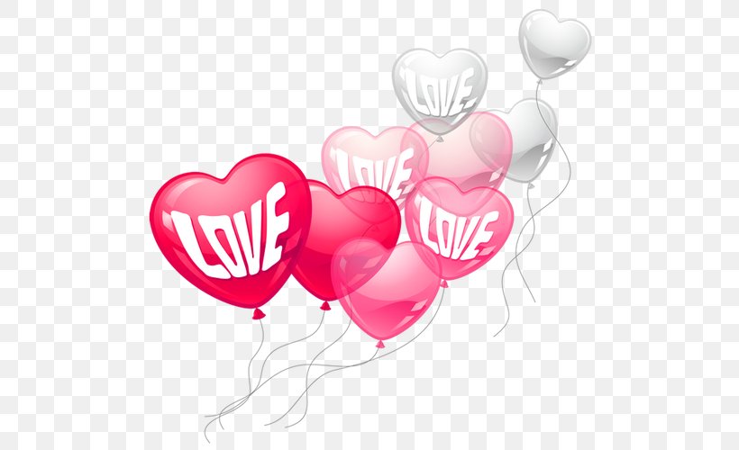 Valentine's Day Heart Clip Art, PNG, 500x500px, Valentine S Day, Balloon, Heart, Image File Formats, Love Download Free