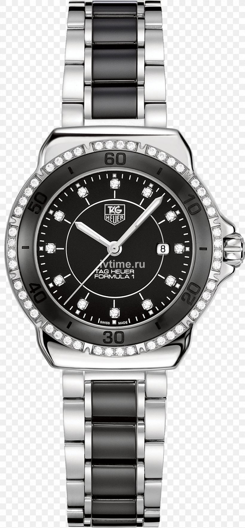 TAG Heuer Automatic Watch Jewellery Diamond, PNG, 1000x2149px, Tag Heuer, Automatic Watch, Brand, Breitling Sa, Chronograph Download Free