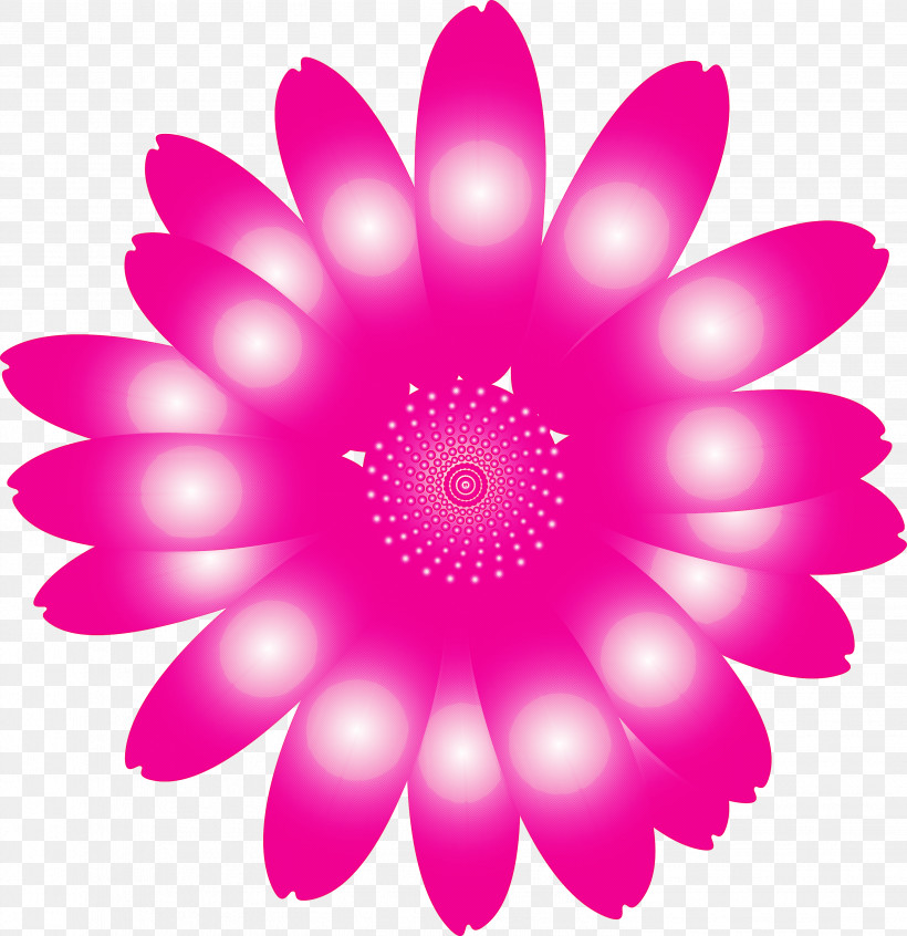 Marguerite Flower Spring Flower, PNG, 2907x3000px, Marguerite Flower, Flower, Gerbera, Herbaceous Plant, Magenta Download Free