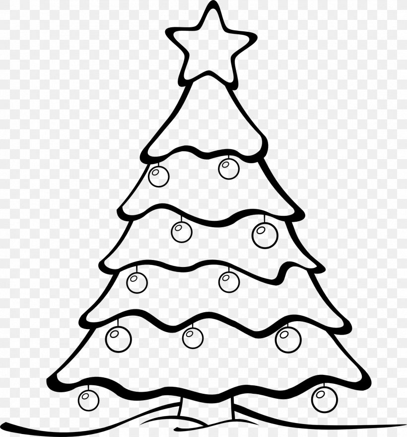 Christmas Tree Christmas Ornament Clip Art, PNG, 1790x1920px, Christmas Tree, Artwork, Black And White, Christmas, Christmas Decoration Download Free
