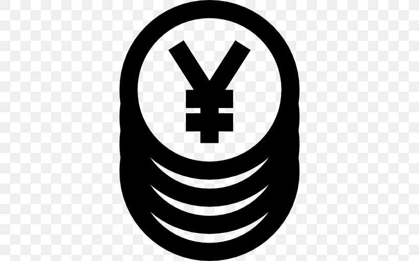 Japanese Yen Coin, PNG, 512x512px, Japanese Yen, Black And White, Brand, Coin, Currency Download Free
