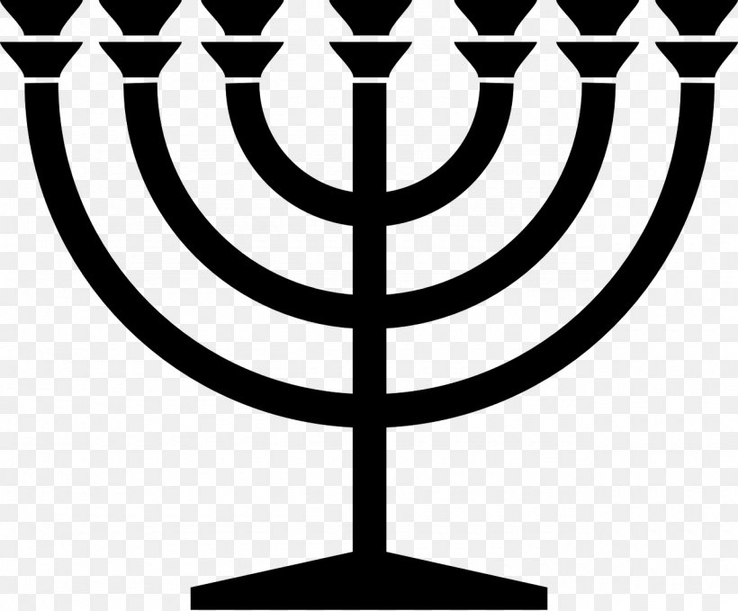 Menorah Jewish Symbolism Judaism Religion, PNG, 1280x1060px, Menorah, Black And White, Candle Holder, Hanukkah, Hebrews Download Free