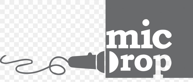 Microphone Mic Drop Graphic Design Clip Art, PNG, 1969x842px, Microphone, Best Of Me, Black And White, Brand, Bts Download Free