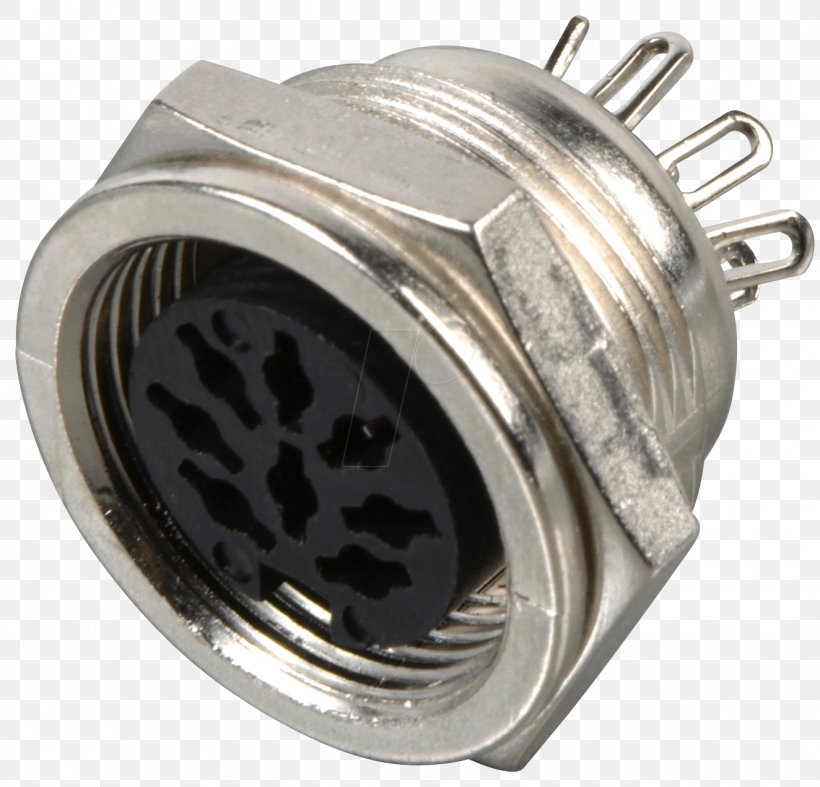 Mini-DIN Connector Electrical Connector Deutsches Institut Für Normung Lead, PNG, 1324x1272px, Din Connector, Audio Power Amplifier, Electrical Connector, Gold Plating, Hardware Download Free