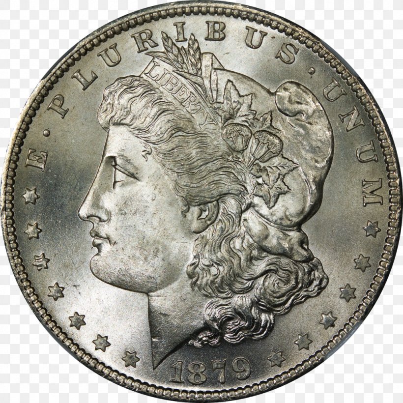 Morgan Dollar Philadelphia Mint Dollar Coin United States Dollar, PNG, 1024x1024px, Morgan Dollar, Coin, Coinage Act Of 1873, Currency, Dollar Coin Download Free