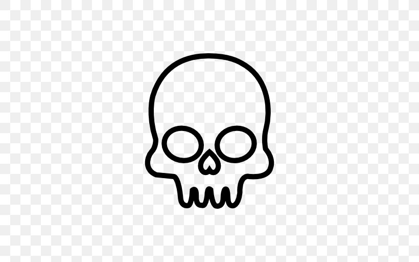Skull, PNG, 512x512px, Skull, Area, Audio, Black And White, Body Jewelry Download Free