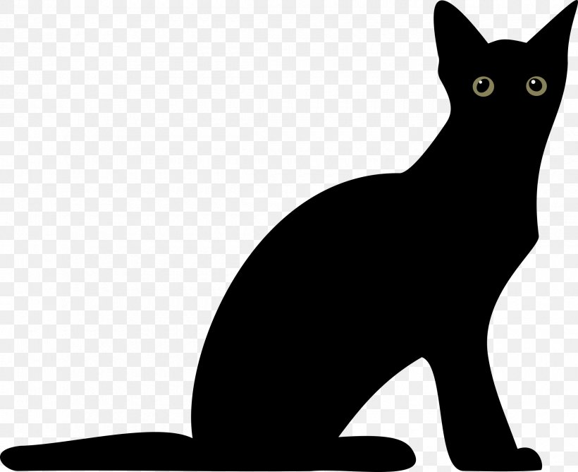 Cat Silhouette Clip Art, PNG, 2400x1959px, Cat, Art, Black, Black And White, Black Cat Download Free