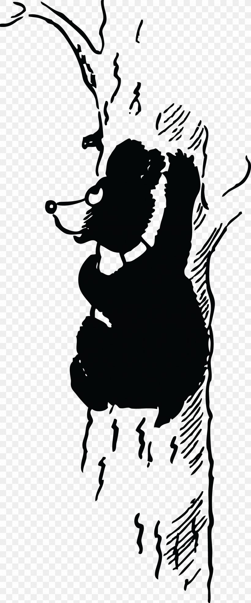 American Black Bear Koala Brown Bear Clip Art, PNG, 1332x3200px, Bear, American Black Bear, Art, Artwork, Black Download Free