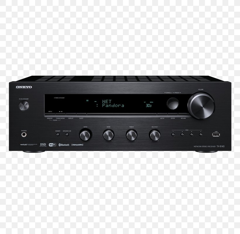 AV Receiver Onkyo TX-8160 Audio Onkyo TX-8140, PNG, 800x800px, Av Receiver, Airplay, Amplifier, Audio, Audio Equipment Download Free