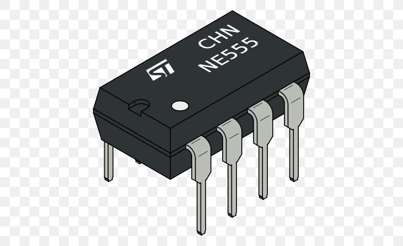 Integrated Circuits & Chips Flip-flop Electronic Circuit Dual In-line Package Electronics, PNG, 500x500px, 555 Timer Ic, Integrated Circuits Chips, Astabil Multivibrator, Circuit Component, Cmos Download Free
