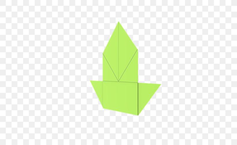 Logo Line Angle Green, PNG, 500x500px, Logo, Grass, Green, Leaf, Origami Download Free