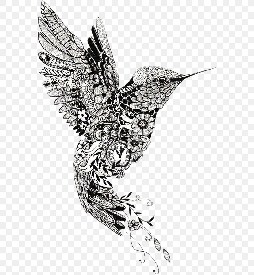 Hummingbird Mehndi Tattoo Mandala Henna, PNG, 577x890px, Hummingbird, Art, Beak, Bird, Bird Of Prey Download Free