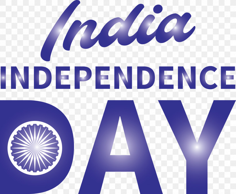 Indian Independence Day, PNG, 3000x2477px, Indian Independence Day, Cobalt Blue, Electric Blue M, Logo, Number Download Free