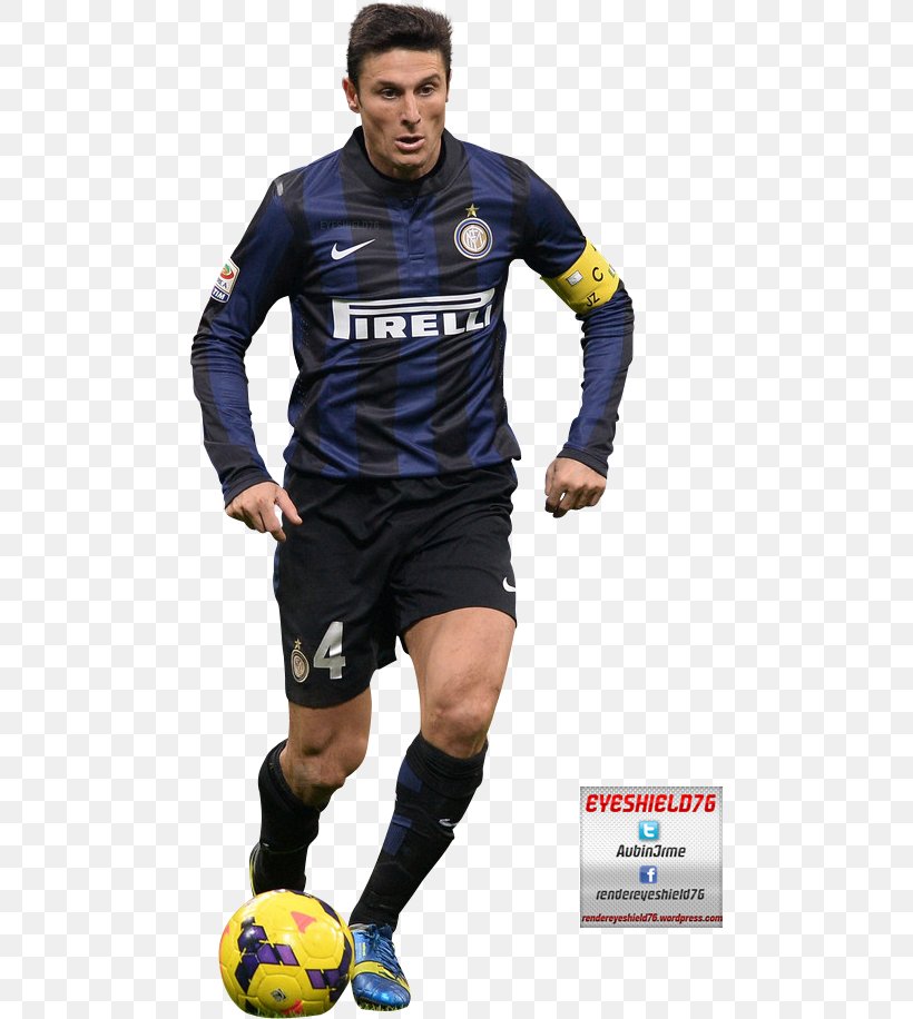 Javier Zanetti Inter Milan Argentina National Football Team Jersey Rendering, PNG, 478x916px, Javier Zanetti, Argentina National Football Team, Ball, Clothing, Football Download Free