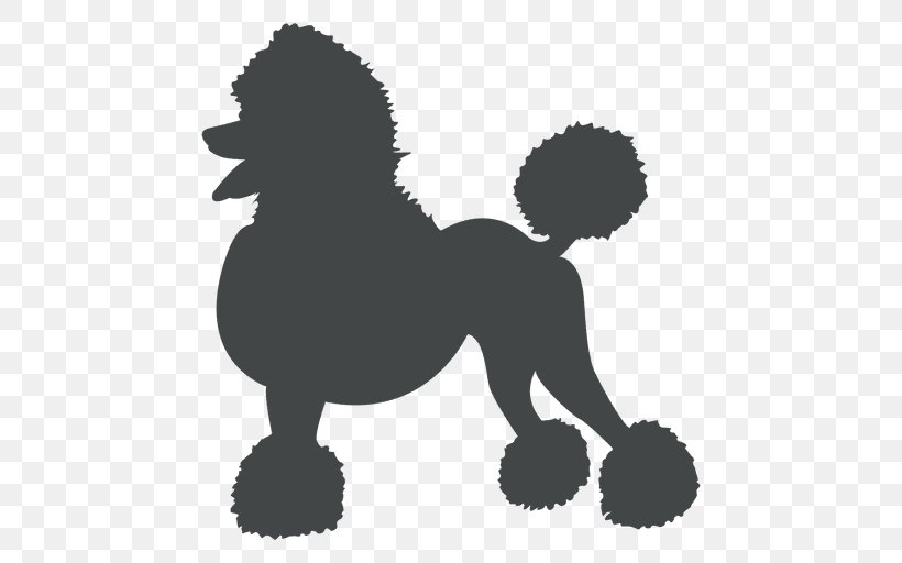 Standard Poodle Clip Art Miniature Poodle Puppy, PNG, 512x512px, Poodle, Black, Black And White, Carnivoran, Dog Download Free