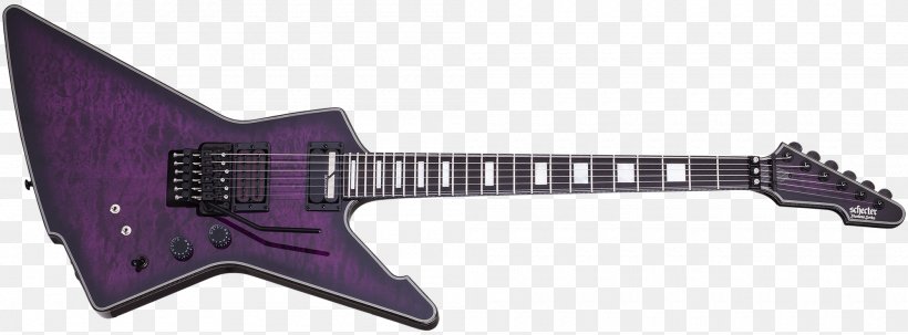 Schecter Guitar Research Electric Guitar ESP Guitars Floyd Rose, PNG, 2000x740px, Schecter Guitar Research, Acoustic Electric Guitar, Electric Guitar, Electronic Musical Instrument, Esp Guitars Download Free