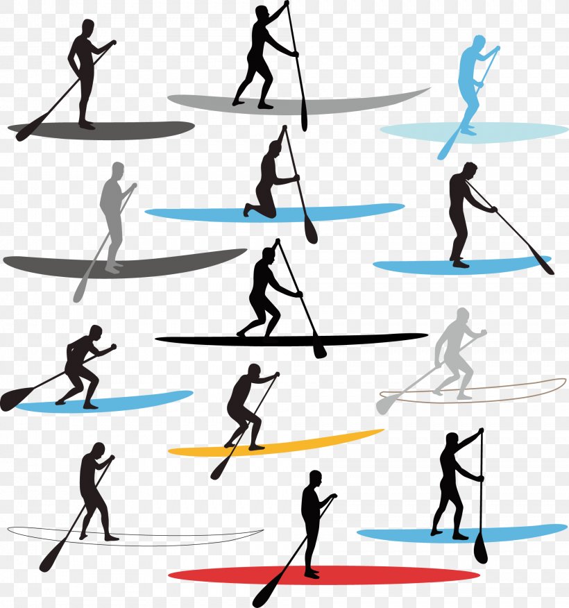 Standup Paddleboarding Clip Art, PNG, 2009x2147px, Standup Paddleboarding, Balance, Cartoon, Footwear, Joint Download Free