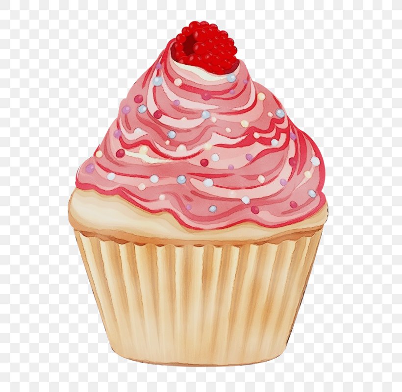 Cupcake Buttercream Food Baking Cup Icing, PNG, 602x800px, Watercolor, Baked Goods, Baking Cup, Buttercream, Cake Download Free