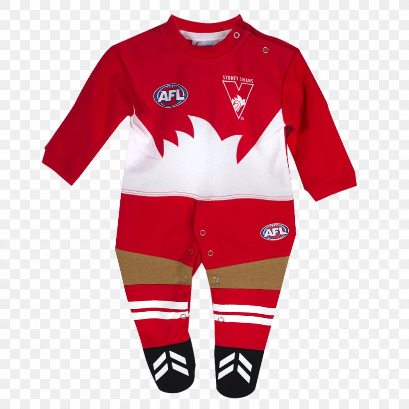 Jersey Sydney Swans Australian Football League Clothing Infant, PNG, 1000x1000px, Jersey, Australian Football League, Australian Rules Football, Baby Toddler Onepieces, Clothing Download Free