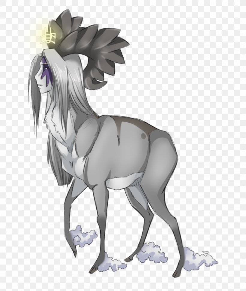 Mane Pony Art Deer Mustang, PNG, 822x971px, Watercolor, Cartoon, Flower, Frame, Heart Download Free