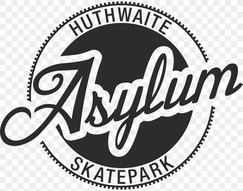 Asylum Skatepark Logo BMX Skateboarding, PNG, 5000x3946px, Skatepark, Area, Black, Black And White, Bmx Download Free