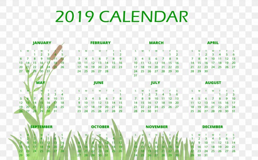 Commodity Calendar Product Design Font, PNG, 2589x1614px, Commodity, Brand, Calendar, Grass, Grass Family Download Free