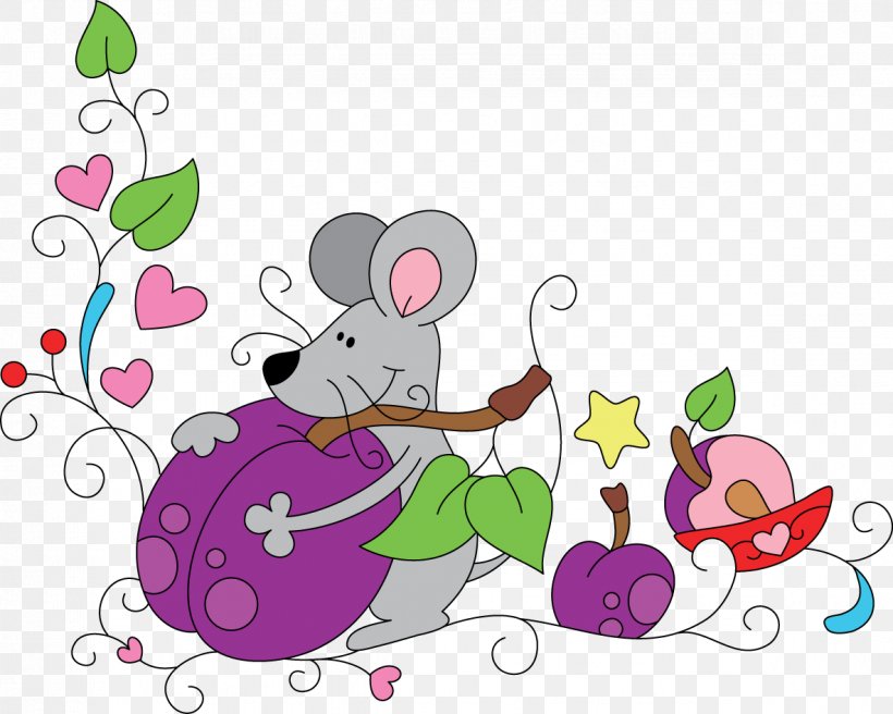 Flowering Plant Computer Mouse Cartoon Clip Art, PNG, 1183x947px, Watercolor, Cartoon, Flower, Frame, Heart Download Free