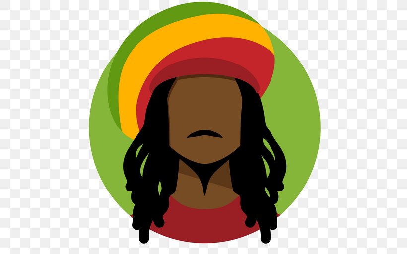Rastafari Reggae, PNG, 512x512px, Watercolor, Cartoon, Flower, Frame, Heart Download Free
