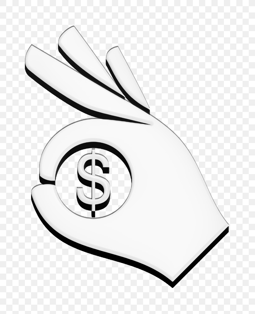Dollar Coin In A Hand Icon Money Icon Commerce Icon, PNG, 784x1010px, Money Icon, Black, Black And White, Cessna, Chemical Symbol Download Free