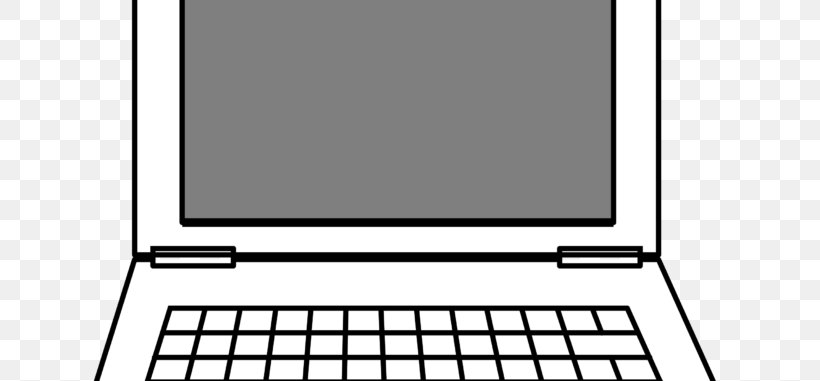 Laptop Computer Mouse Computer Keyboard Clip Art, PNG, 678x381px, Laptop, Area, Black And White, Computer, Computer Accessory Download Free