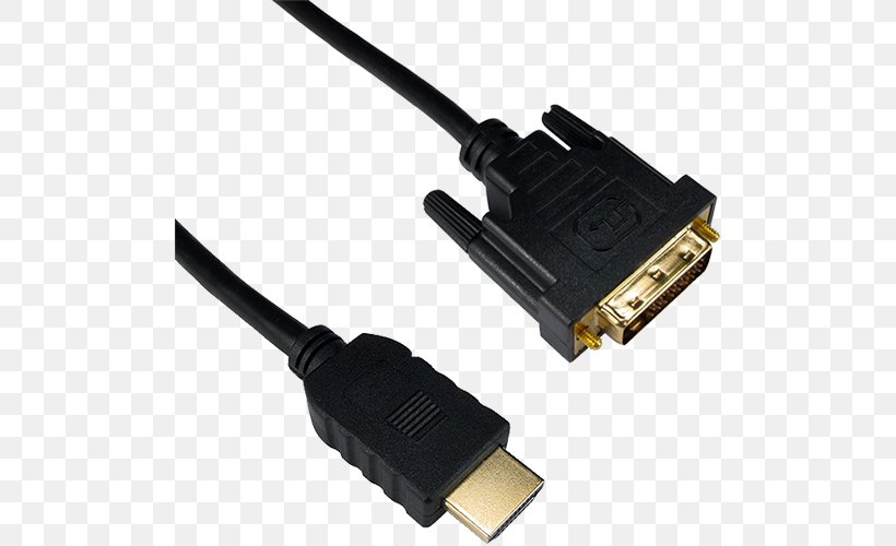 Laptop Digital Video Digital Visual Interface HDMI VGA Connector, PNG, 500x500px, Laptop, Adapter, Cable, Computer, Computer Monitors Download Free