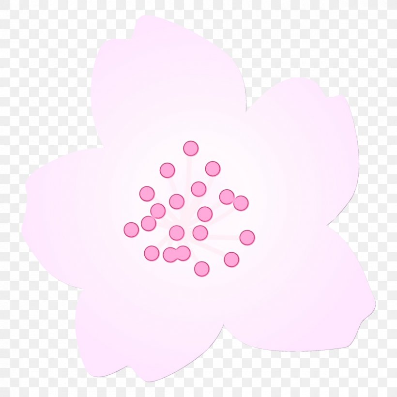 Pink Petal Plant Heart Sticker, PNG, 1200x1200px, Watercolor, Cloud, Flower, Heart, Paint Download Free